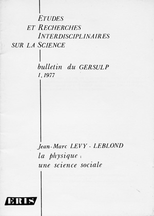 Bulletins du GERSULP (1977-1978)